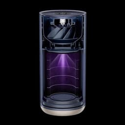 Smartmi - Luchtreiniger - 380m³/u PCADR - Ingebouwde UV-lamp - OLED-touchscreen - Laserdeeltjessensor - Slimme bediening - Zwart — thumbnail 4