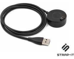 Strap-it oplader/oplaadkabel geschikt voor Garmin Venu 4 / 3 / 3s / 2 / 2s / 2plus / SQ / SQ2 / Vivoactive / 6 / 5 / 4 / 4s / 3 / Fenix 8 / 8 Pro / 7 / 7s / 7x / 6 / 6s / 6x / 5 / 5s / 5x / All Forerunner 245 / 165 / 265 / 945 / 235 / 255 / Instinct