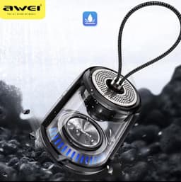 Awei Y666 Draagbare Tws Bluetooth 5.0 Stereo Speaker Waterdichte Draadloze Mini Luidspreker Box Portable Voor Outdoor Camping Reizen — thumbnail 4