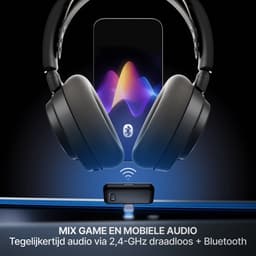 SteelSeries Arctis Nova 7P Gen 2 - Draadloze Gaming Headset - PlayStation - Zwart — thumbnail 4