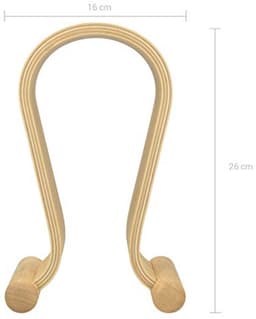 Houten Hoofdtelefoonstandaard - Universele Stand voor Hoofdtelefoons van Bamboehout — thumbnail 2
