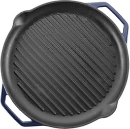 Grand Feu - Geëmailleerde gietijzeren grillpan - blauw — thumbnail 2