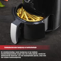 MMP® Mini airfryer - Airfryer - Airfryer klein - Zwart - ‎27cm x 27cm x 32cm — thumbnail 5