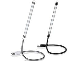 Flexibele USB LED Leeslampen - Dimbare Touch Schakelaar voor Laptop en Bed