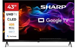 Sharp Aquos 43HP5265 - 43 inch 4K UHD QLED met Google TV — thumbnail 1