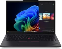Lenovo ThinkPad T14 Gen 6 (AMD) Copilot+ PC AMD Ryzen AI 7 PRO 350 Laptop 35,6 cm (14") WUXGA 32 GB DDR5-SDRAM 1 TB SSD Wi-Fi 7 (802.11be) Windows 11 Pro Engels Zwart — thumbnail 1