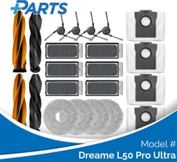 Dreame L50 Pro Ultra Onderhoudsset (Plus.Parts® alternatief voor RAK59) — thumbnail 1