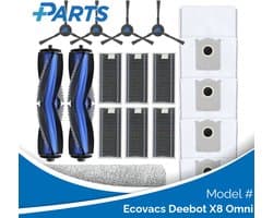 Ecovacs Deebot X8 Omni Onderhoudsset (Plus.Parts® alternatief voor DKT060175)