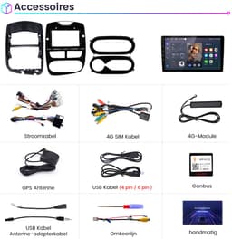 Awesafe Carplay Autoradio Geschikt voor Renault Clio 4 2012-2016 - Android 14 - Draadloos Apple Carplay & Android Auto - 6GB + 128GB - 8-Core processor - Bluetooth & Wifi - GPS Navigatie — thumbnail 5