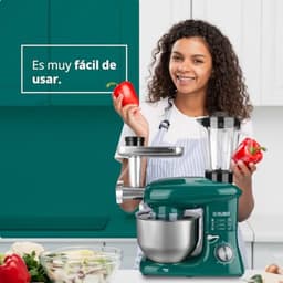 Keukenmachine met 7 accessoires voor veelzijdig koken - Groen - 6 Liter — thumbnail 4