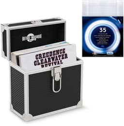 Retro Musique KXRM22B zwarte 7 inch EP platenkoffer incl. sleeves — thumbnail 5