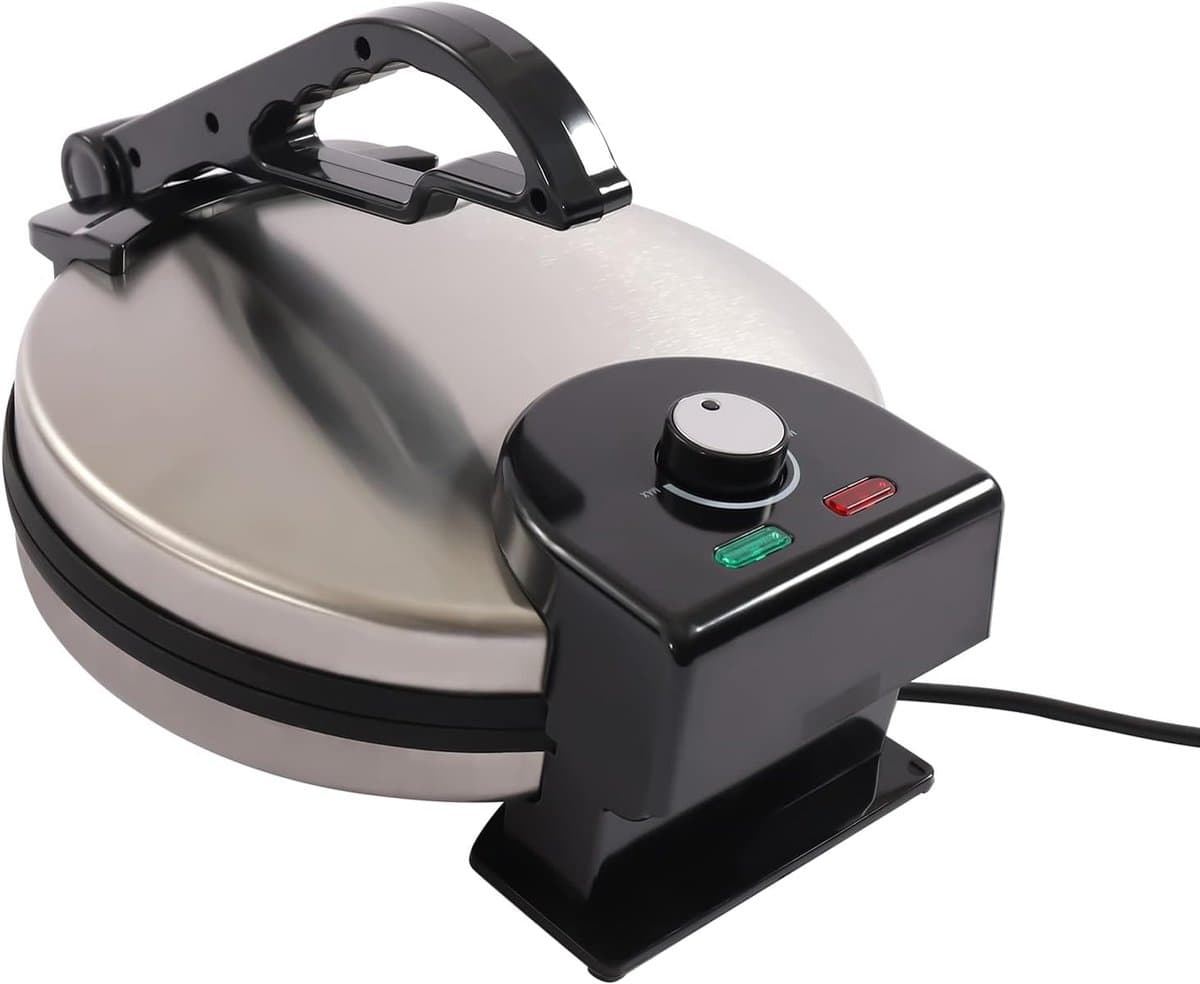 Tortilla Press met Automatische functie - Ideaal voor Taco's, Quesadilla's en Roti's - Gemaakt van Roestvrij Staal — afbeelding 1