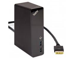 Lenovo 03X7138 laptop dock & poortreplicator Bedraad OneLink Zwart