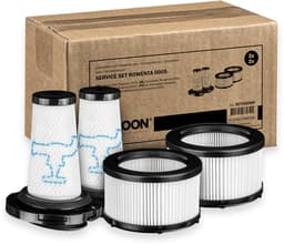 SQOON® Filterset geschikt voor Rowenta X-Force Flex 9.60 Series - Gelijk aan model: ZR009010 & ZR009012 - Vervangt pre- en post-motorfilters - Voor optimale stofzuigerprestaties — thumbnail 1