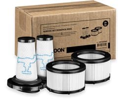 SQOON® Filterset geschikt voor Rowenta X-Force Flex 9.60 Series - Gelijk aan model: ZR009010 & ZR009012 - Vervangt pre- en post-motorfilters - Voor optimale stofzuigerprestaties