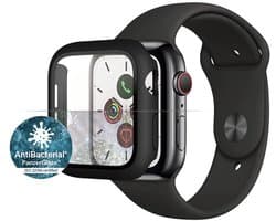 PanzerGlass Hoesje geschikt voor Apple Watch - 40 mm Hardcase Hoesje | PanzerGlass Full Body - Zwart