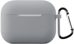 Telestore - hoesje geschikt voor AirPods Pro 3 soft case cover - grijs - TPU hoesje Beschermhoes - AirPods Pro 3 Cover - AirPods Pro 3 hoesje - Geschikt voor Apple AirPods Pro 3 - gel hoesje met sleutelhanger — thumbnail 1