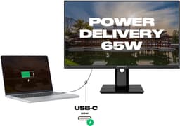 Bureaumonitor 23,8’’ inch FULL HD 75 Hz JN-IPS238FHDR-C65W-HSP — thumbnail 3