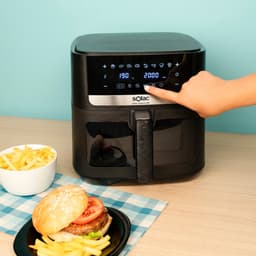 Solac FA1801 Enkel 8 l Vrijstaand 1800 W Heteluchtfriteuse Zwart — thumbnail 5
