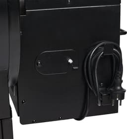 Pelletroker BURNHARD® Constante Hitte, 24u Roken, 70-230°C, 9kg Pelletkamer, Roestvrijstalen Roosters, Opklapbare Voortafel, Onderkast, UV-hoes – FLINT — thumbnail 5