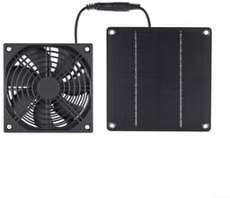 Zonne-ventilator 50W voor Huiskamer, Kantoor of Tuin - Energiezuinige Uitlaatventilator met Zonnepaneel — thumbnail 4