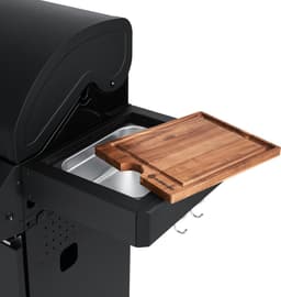 BURNHARD® 3 Branders gasbarbecue FRED Deluxe BLACK Series 3 incl. achterbrander, keramische 900°C infraroodbrander, zijkookplaat, RVS grillrooster + uitklapbare zijtafels — thumbnail 5