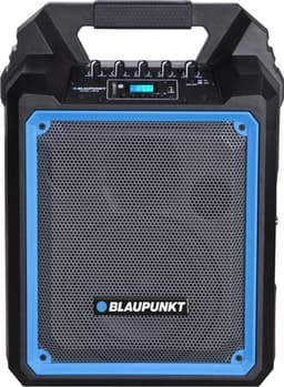Blaupunkt MB06 - BT-luidspreker met karaoke-functie - draagbare luidspreker 500W - Zwart met blauw — thumbnail 1