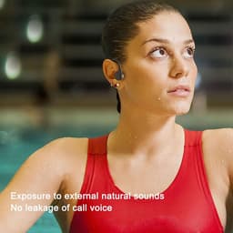 Open Ear Sport Koptelefoon - Bluetooth 5.3 - Draadloze Ip68 Waterdichte Koptelefoon - Multifunctionele - 16G Intern Geheugen - Hardloop Koptelefoon - Stereo Bone Conductie Koptelefoon met Microfoon . — thumbnail 5