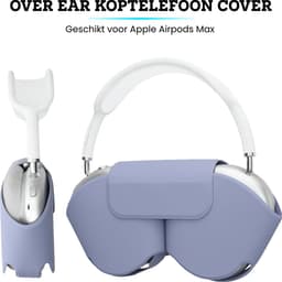 Somstyle Koptelefoon Cover Geschikt voor Apple Airpods Max - Case voor Hoofdtelefoon - Beschermhoes - Lavendel Paars — thumbnail 2
