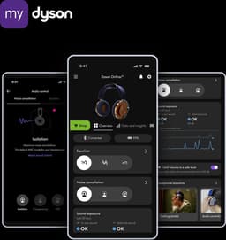 Dyson OnTrac - Draadloze over-ear koptelefoon met Noise Cancelling - Koper — thumbnail 4