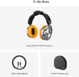 Dyson OnTrac - Draadloze over-ear koptelefoon met Noise Cancelling - Aluminium — thumbnail 2