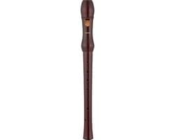 HOHNER blokfluit, Musica Line, Duitse vingerzetting, tweedelig, donker perenhout.