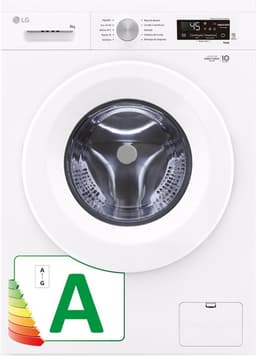 LG F4X1008NWH wasmachine Voorlader 8 kg 1350 RPM Wit — thumbnail 1