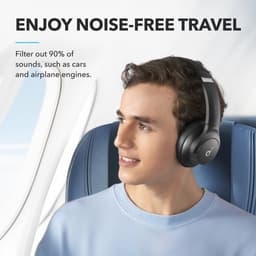Hoofdtelefoon met Hybride Actieve Ruisonderdrukking en Bluetooth - 40 Uur Speeltijd, Hi-Res Audio en Transparantiemodus — thumbnail 2