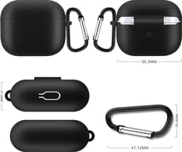 Cazy hoesje geschikt voor Airpods 3 - Siliconen Hoesje - Roze — thumbnail 2