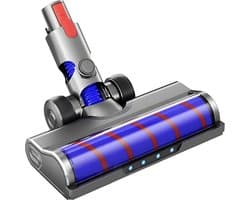 Elektrisch aangedreven zuigmond geschikt voor Dyson V8 V10 V11 V15 - Steelstofzuiger Turbo borstel soft roller