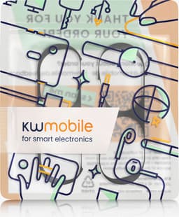 kwmobile anti-stof sticker geschikt voor Apple Airpods Pro 2 - Stofbeschermer in zwart — thumbnail 3