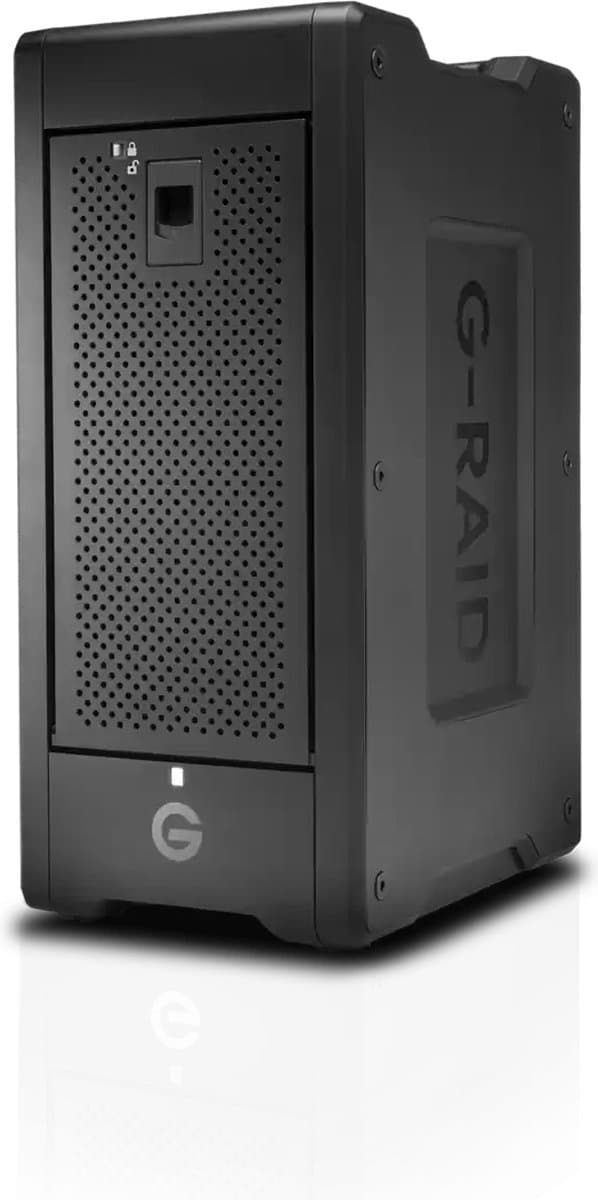 SanDisk Professional G-Raid Shuttle 8 – 48 TB Externe harde schijf (3,5 inch) – USB-A 3.2 Gen 2, Thunderbolt 3 – Zwart SDPH48 — afbeelding 1