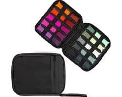 By Qubix - Organizer / opbergmap - smartwatch bandjes & accessoires - Zwart