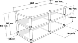 NorStone STABBL AV zwart TV en Audio meubel — thumbnail 2