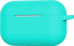 Case - Geschikt voor Apple AirPods Pro 2 - Siliconen Hoes met Clip - Silicone Hoesje Cover - Mintgroen — thumbnail 5