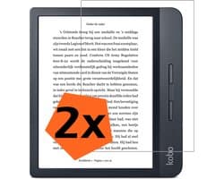 Screenprotector - Geschikt voor Kobo Libra H2O Screenprotector Bescherm Glas - Screenprotector Geschikt voor Kobo Libra H2O Screen Protector Tempered Glass - 2 PACK