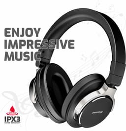 Swissten Jumbo - Draadloze Bluetooth Over-ear koptelefoon - Zwart — thumbnail 2