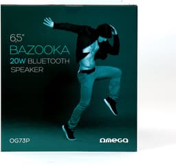Platinet BAZOOKA Bluetooth V2.1 Luidspreker - 20W - Draadloos - Karaoke functie - Draagbare speaker - Zwart - Werkt op 3000mAh batterij — thumbnail 5
