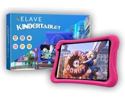 Relave Kindertablet 8 Inch - Kindertablet vanaf 3 Jaar – 3000mAh batterij – 32 GB geheugen – 2Gb RAM – Ouderlijk Toezicht – NL apps – Incl. Beschermhoes – Roze