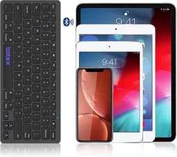Imtex Toetsenbord Draadloos - Bluetooth Keyboard - QWERTY NL Toetsenbord Zwart — thumbnail 5