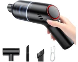 Currero Auto Stofzuiger - Auto Stofzuiger Draadloos - Kruimeldief - Kruimeldief Snoerloos - Kruimeldief Best Verkocht - Zwart