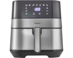 Inventum GF500HLD Airfryer XL - 5L - 8 programma's - 80-200 °C - Tot 5 personen - Zilver/Zwart — thumbnail 1