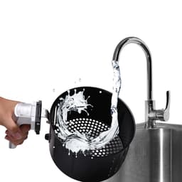 Airfryer XXL - Heteluchtfriteuse - Heteluchtoven - Hetelucht Airfryer - 3,6 liter - 1500W - Zwart — thumbnail 2