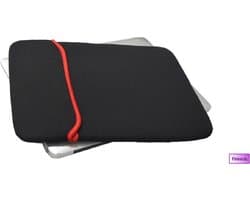 Handige Universele 17 inch Laptop / Tablet Soft Sleeve Hoes | Zwart/Black